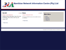 Tablet Screenshot of na-nic.com.na
